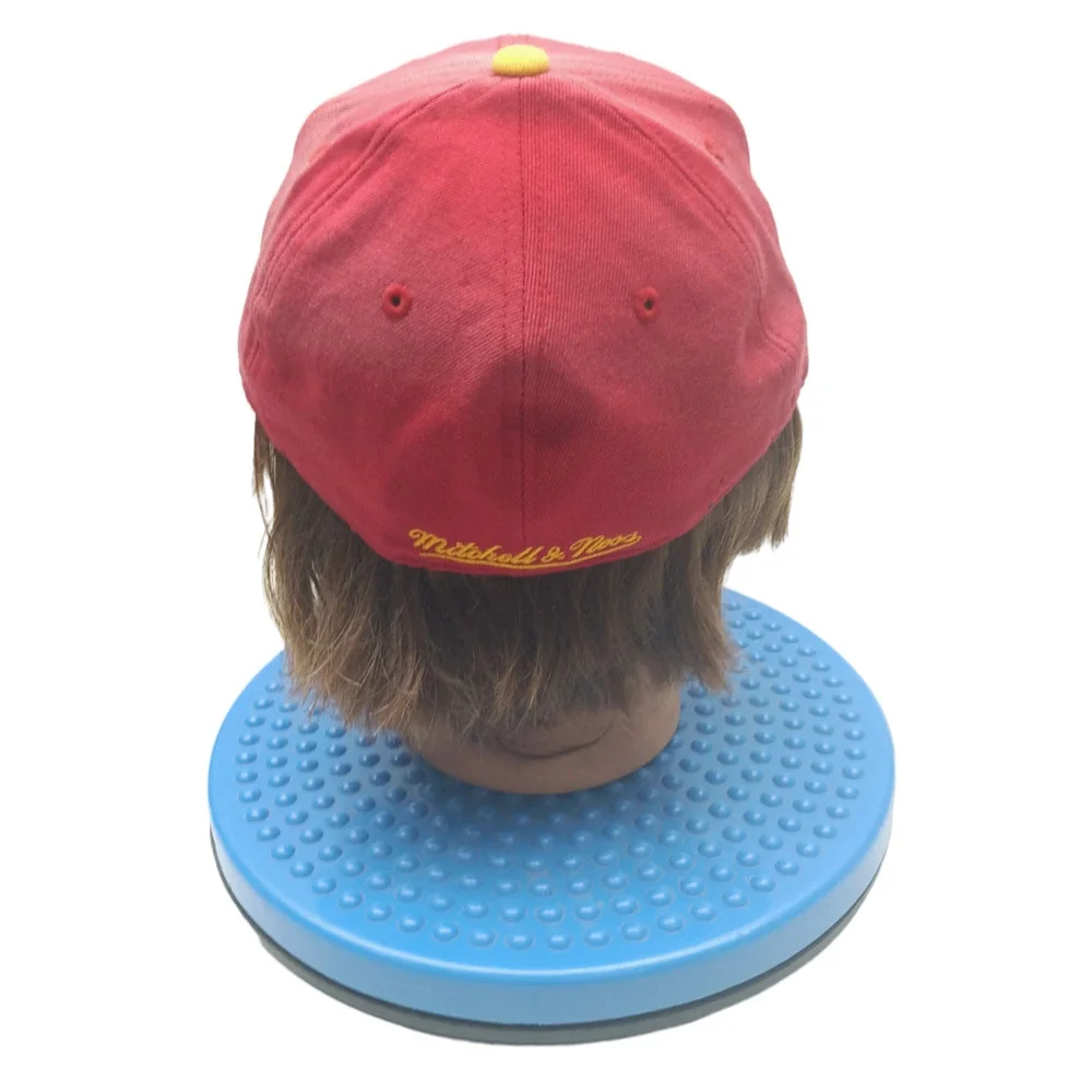 Houston Rockets New Era Hardwood Classics Red Fitted‎ Hat Size 7 - 1/8 (52 cm)